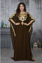 Brown islamic designer kaftan