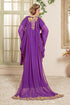 Purple moroccan kaftan