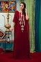 Maroon georgette israeli kaftan