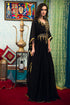 Black georgette designer kaftan
