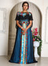 Embroidery work designer takchita evening partywear dubai kaftan