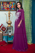 Purple arabic designer kaftan