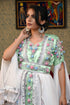 White designer wedding kaftan
