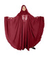 Maroon embroidered art silk abaya