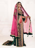 Dark green wedding moroccan kaftan islamic elegant dubai kaftan ladies long sleeve moroccan kaftan