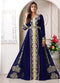 Arabic darkblue wedding designer moroccan kaftan