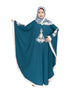 Brown brasso polyester abaya