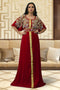 Maroon maxi Partywear Kaftan