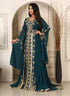 Bottle green islamic wedding designer arabic maxi hand beaded dubai ladies long sleeve moroccan arabic party wear kaftan
