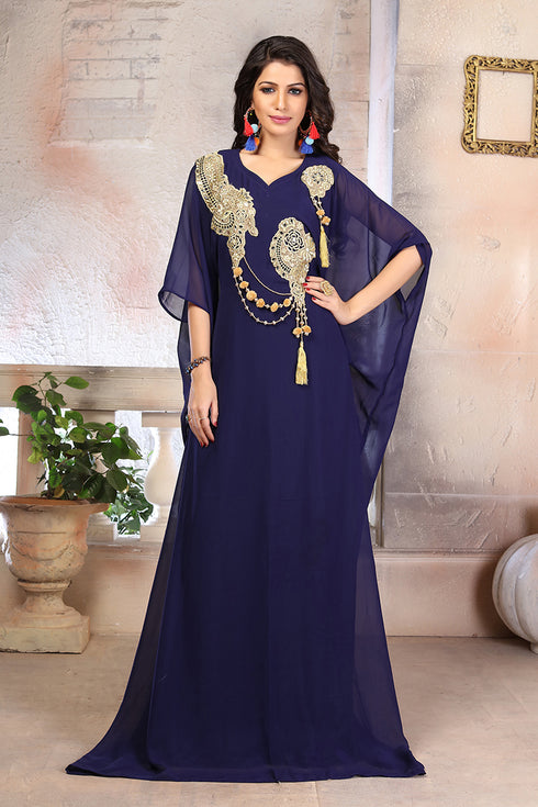 Georgette arabic evening gowns