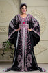 Black exclusive wedding designer kaftan