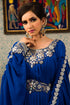 Blue arabic muslim caftan
