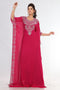 Luxury arabic maxi pink kaftans