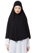 Black Plain Jersey Hijab