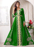 Arabic parrot green wedding designer moroccan kaftan
