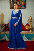 Blue arabic muslim caftan
