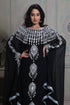 Fancy black georgette islamic wedding kaftan