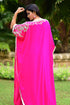 Exclusive self printed pink kaftan