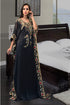Dark gray and black african kaftan