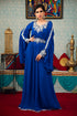 Blue arabic muslim caftan