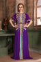 Purple and blue israeli kaftan