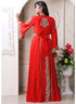 Designer hand beaded long sleeve moroccan party wedding kaftan