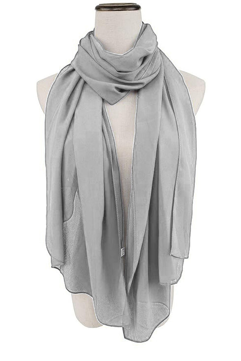Gray luxurious Moroccan Kaftan With Sun-proof hijab.