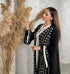 Black Kaftan Georgette Embroidered Stone work Stitched Dress Party Wear Wedding Dresses