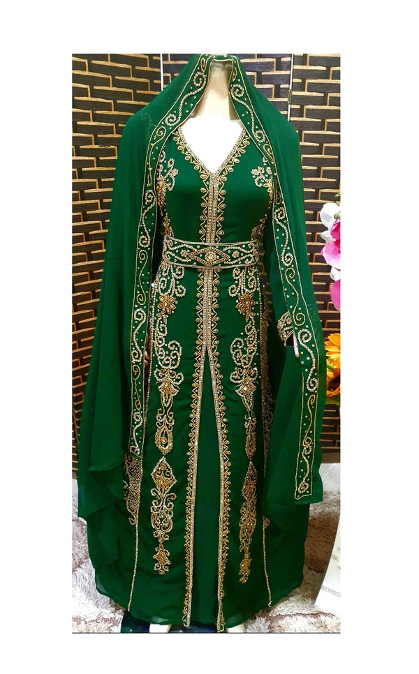 Emerald Green Kaftan for Women
