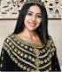 Black Georgette Embroidered Zari Work Kaftan