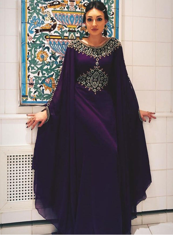 Sale!! Royal Fashion Dubai Beaded Kaftan Abaya Party African Clothing Fancy Collection Dresses
