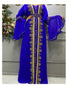 New Royal Wedding Dubai Beaded Kaftan Abaya Party Fancy African Clothing Crystal Fancy Work
