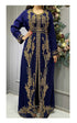 New Royal Wedding Dress Dubai Beaded Kaftan Abaya Party Fancy African Clothing Crystal Fancy Work