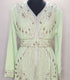 Light Green Georgette Zari Work Kaftan