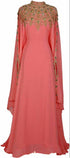 Peach Evening Kaftan for Women
