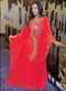 RED FARASH EMBROIDERED GOLD WORK women