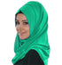 Sea-Green & White color luxurious Handmade Moroccan Kaftan with hijjab