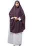 Nazneen Ready to Wear tie at back with Naqab instant Khimer Prayer hijab For Hajj and Umrah