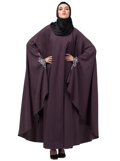 Nazneen embroidered Kaftan with thread embroidered