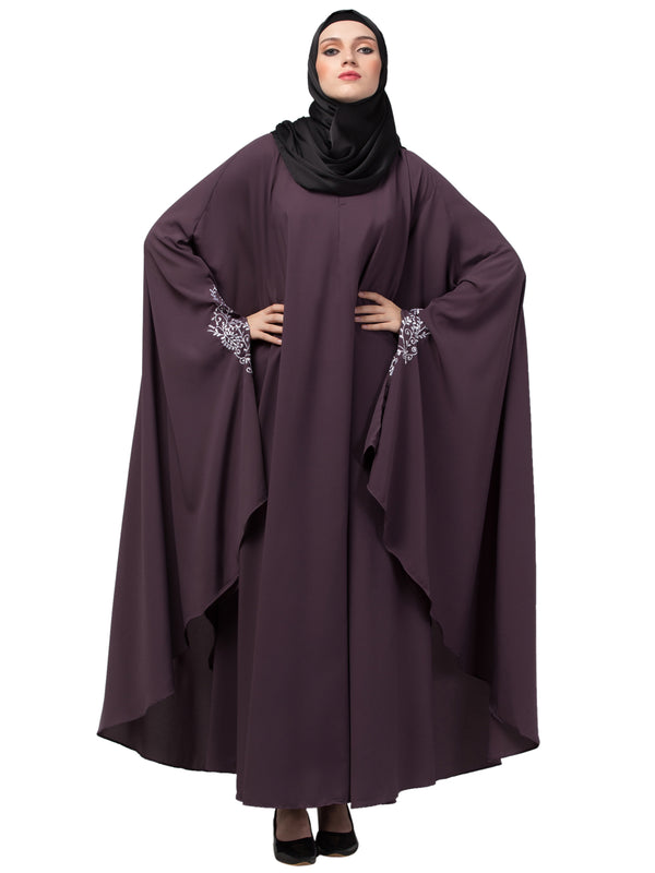 Nazneen embroidered Kaftan with thread embroidered