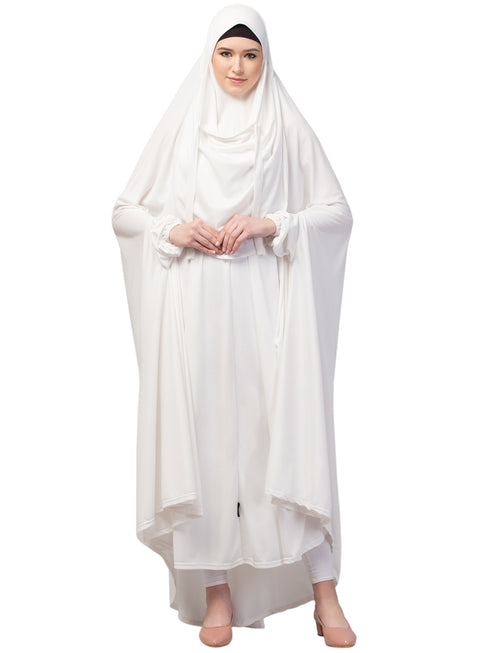 Nazneen Extra Nose Piece Head To Toe Free Size Jilbab