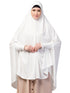 white polyester plain hijab